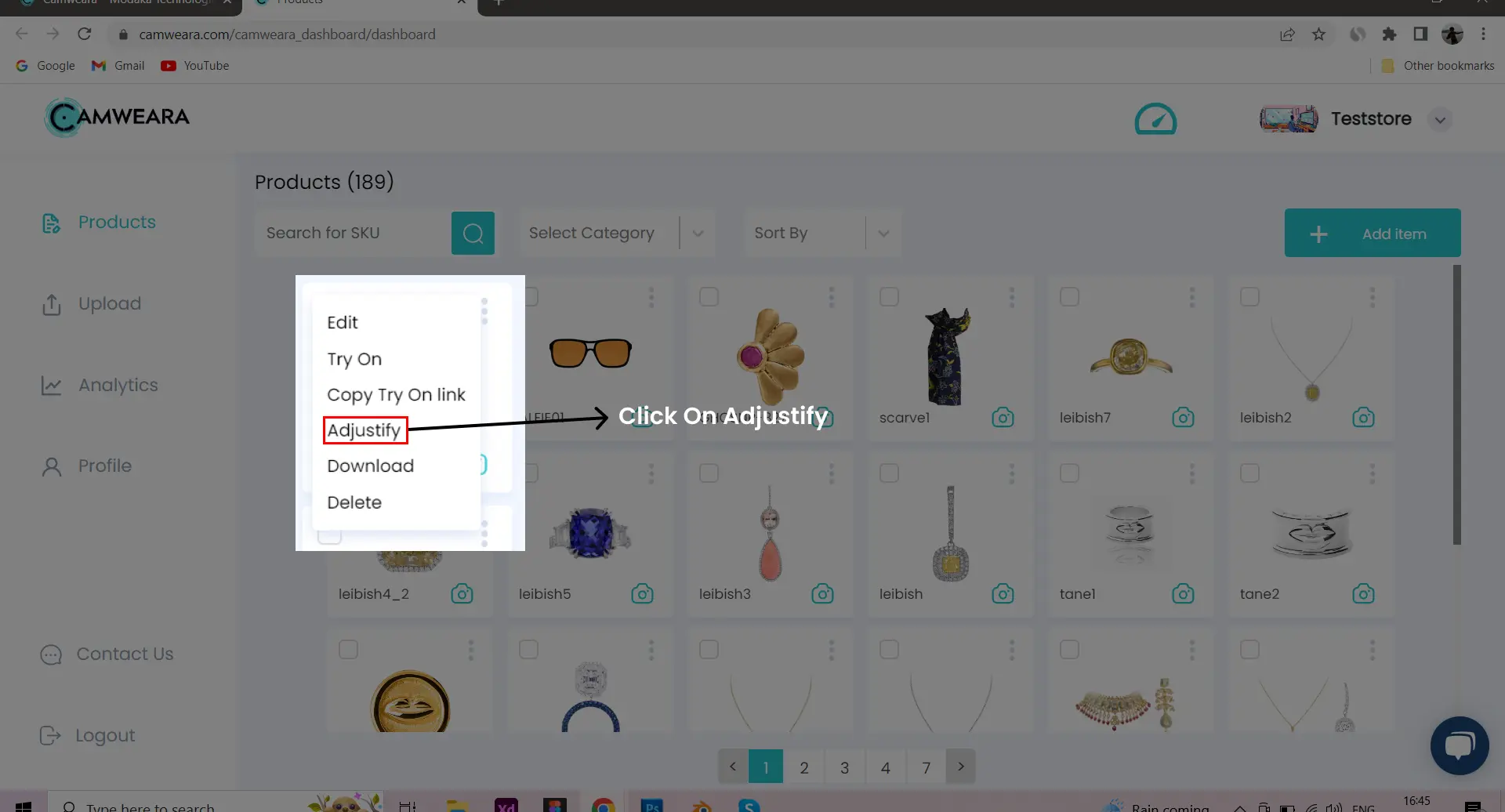 virtual try on jewelry