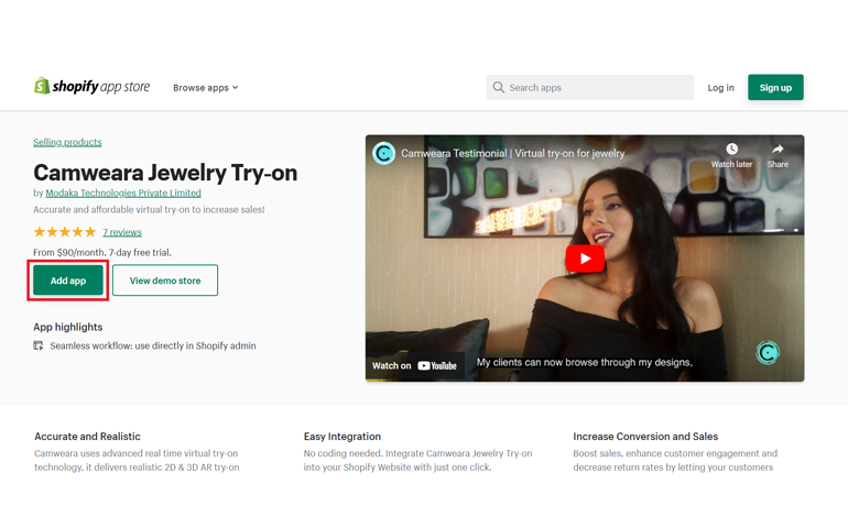 Virtual Jewelry Try-On