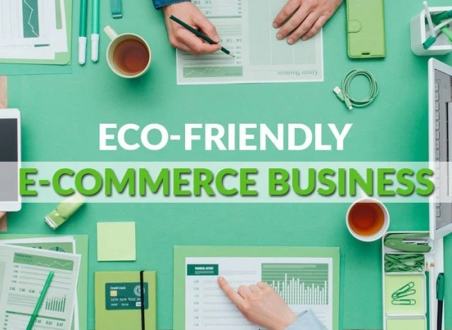 Business Strategy with eco friendly green theme
